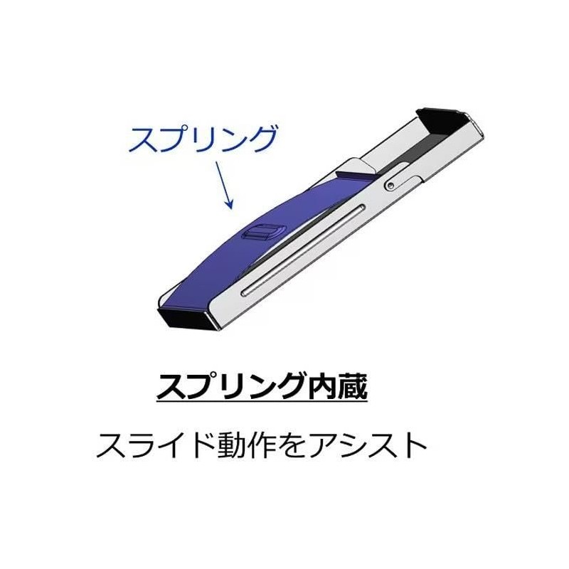 [Mitsubishi Pencil] Uni Metal Case 0.5mm HB Black