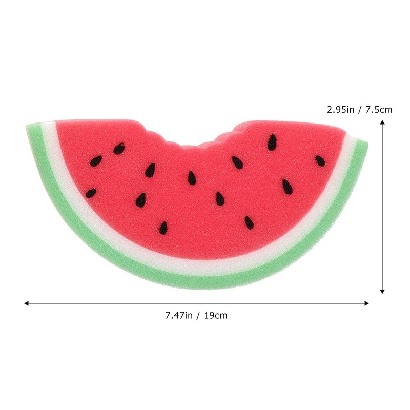 EPRHAY Various Fruit Bath Sponge Set with 4 Fun Fruit