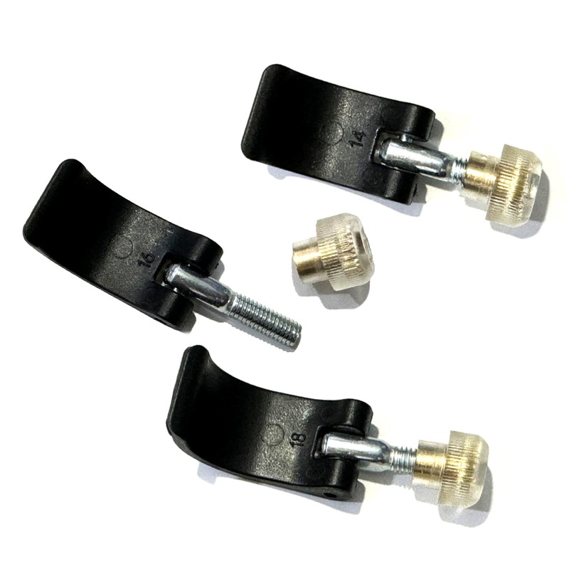 Ultralight Pole clamp with nut Screws & Installation Tool for