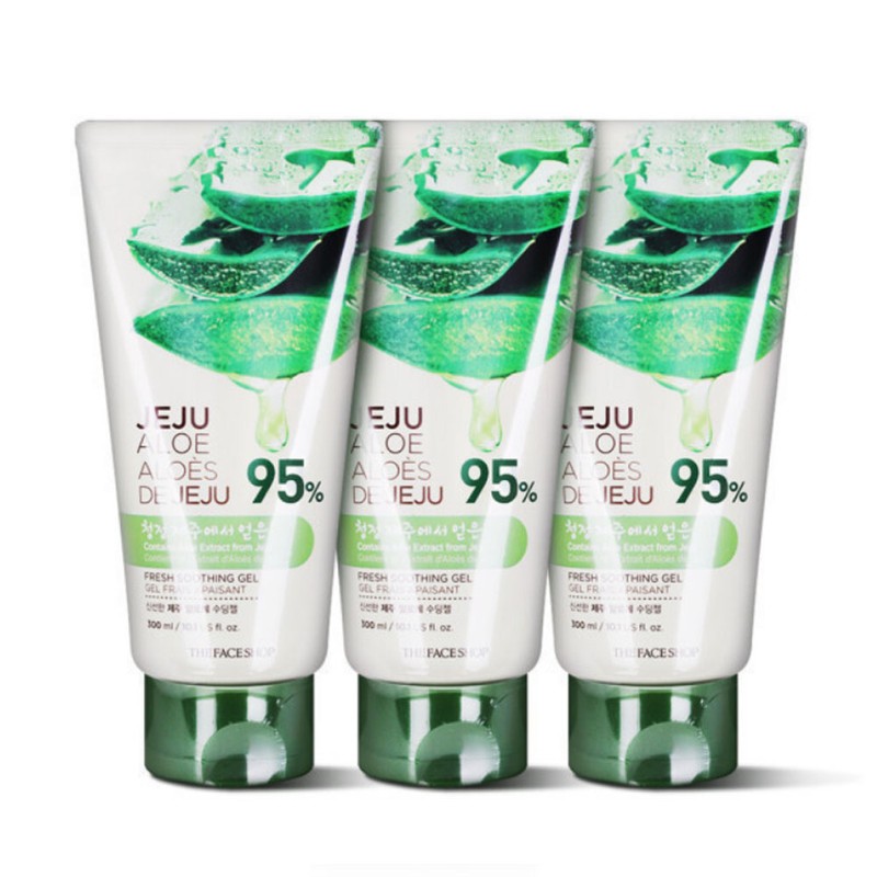 THE FACE SHOP Fresh Jeju Aloe Soothing Gel Tube Type
