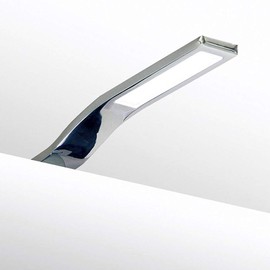 kalb Material für Möbel LED Surface-Mounted Light Cabinet Lighting Cabinet Lighting Bathroom Set Selection of 1 Light Colour: Daylight White Surface: Chrome-Plated