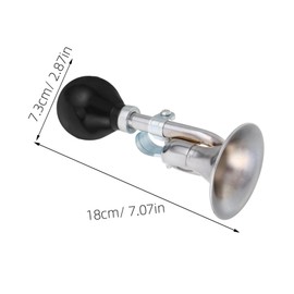 WOONEKY Vintage Bicycle Snail Horn Loud and Clear Sound Easy to Install for Adult Bikes Retro Style Cycling Safety Accessory