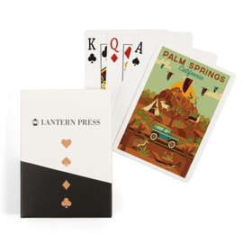 Lantern Press Palm Springs, California, Geometric Series (52 Playing Cards, Poker Size Card Deck with Jokers)