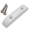 Thumb/finger rest for precision jazz bass guitars white inc screws