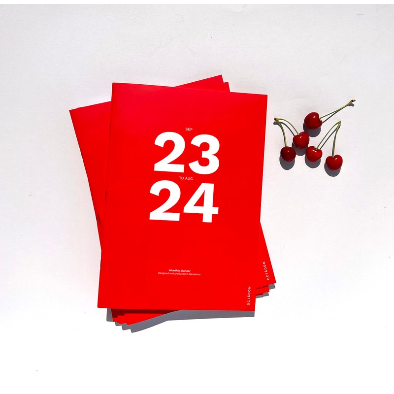 OD OCTÀGONDESIGN Sep23 to Aug 24, Monthly Planner, A4