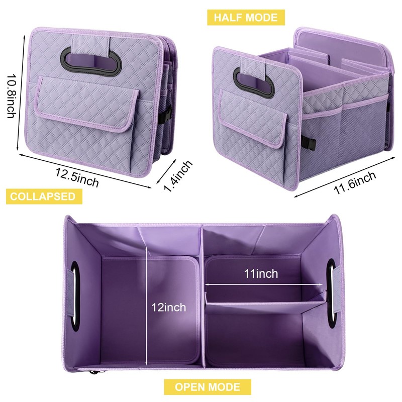 JiatuA Car Trunk Organizers and Storage for SUV, Collapsible Multi