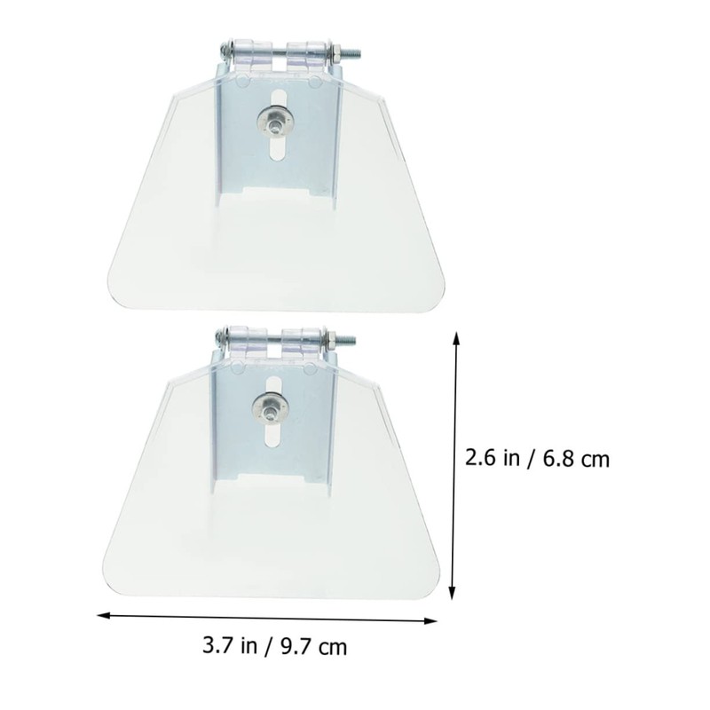 TEHAUX 6pcs Bench Replacement Kit Dustproof Guard for Bench Grinders