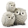 Garden Items Owls Garden Statue, one Size, Light Gray