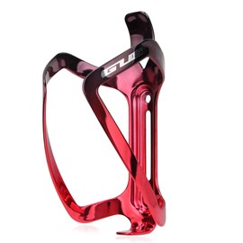 ThinkTop Bike Water Bottle Cage, Aluminum Alloy Lightweight and Strong Bicycle Water Bottle Holder Adjustable for Road Mountain Bikes Cycling