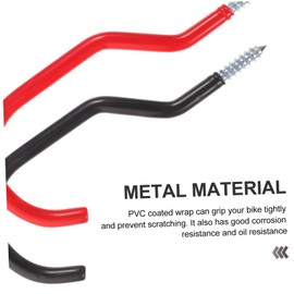 SHINEOFI 10pcs Wall Bike Hooks Durable Garage Storage Hooks for Organizing Bicycles Tools Heavy Duty Metal Hangers for Easy Installation Walls