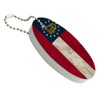 GRAPHICS & MORE Rustic Distressed Georgia State Flag Floating Keychain