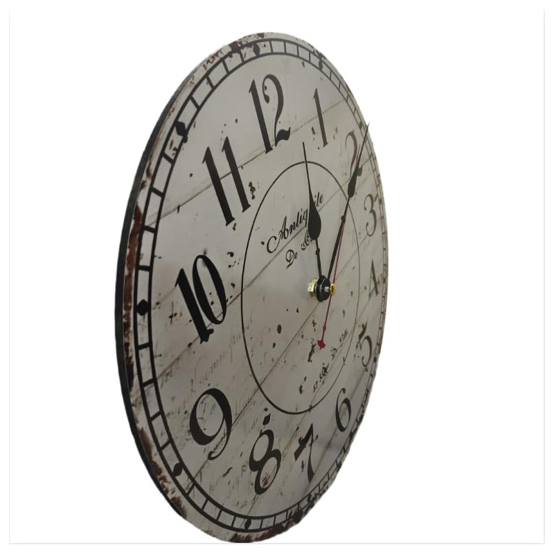 YOAI Wall Clock Kitchen Clock Vintage Shabby Chic Antique Nostalgia