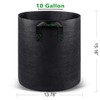 iGarden Grow Bags Tall, 10 Gallon Grow Pots 6 Pack