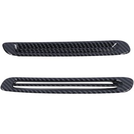 Front Upper Air Vent Trim Carbon Fiber Style Decor Replacement for Mazda CX-30 2020 2021