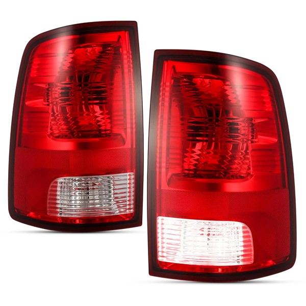 Reinko Rear Brake Tail Lights Compatible With 2009-2018 Dodge Ram
