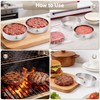 Hilsita Burger Mold, Sous Vide Accessories Hamburger Bun Rings, 6