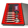 AIMALL 12PCS 23g Brass Tip Dart Flights Aluminum Barrel Nice