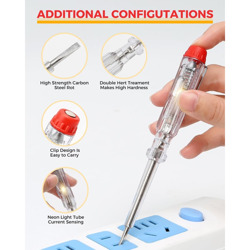 E·Durable 7pcs VDE Insulated Screwdriver Set, Magnetic Torque Screwdriver Set
