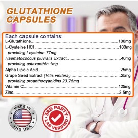 Taoters L-glutathione, Natural antioxidant,an