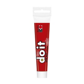 Marabu DO IT Craft Paint, 36 ml Cherry Red, Semi-Matt Acrylic Paint for DIY, Crafts and Hobby, Water-based Paint, Weatherproof, Non-fading, Quick-Drying, Vegan, 12760076031, 36 ml