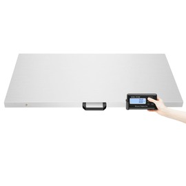 Animal Digital Scale, Weighing 1102 Pounds, Ps-500 Large Animal Scale, Rechargeable Weight Scale, Accurate Animal, Pet, Veterinary Animal Weight Scale(Silver).