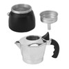 Moka Pot with Double Valve 150ML octagonal Aluminum Moka Stovetop
