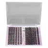 126 Cluster Lashes 10‑14mm Fluffy D Curl Individual Lashes for