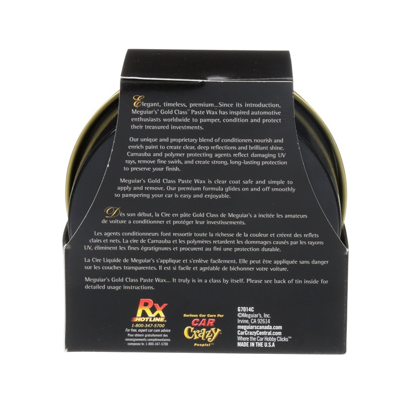 Meguiar's Gold Class Carnauba Plus Premium Paste Wax, 311g -