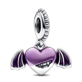 ZWiZ Vampire Heart Hanging Man Charm for Women Bracelets and Necklaces 925 Sterling Silver,Jewelry Beads DIY Gifts