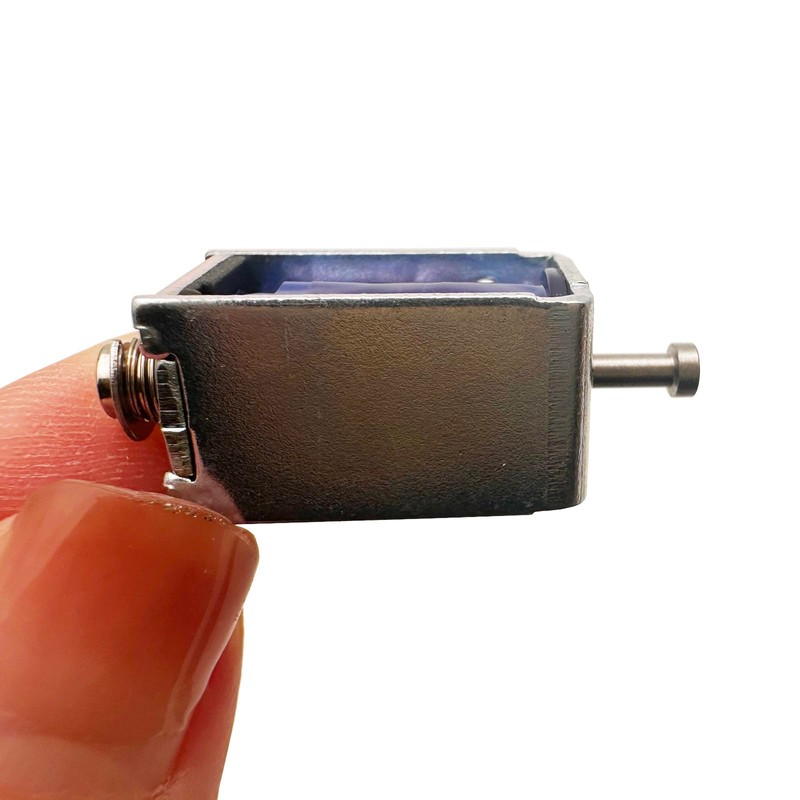 2PCS Push Pull Solenoid DC24V 5mm Stroke Through-Hole Solenoid Magnet