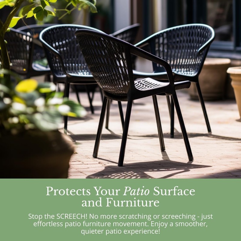 7/8" Round Chair Leg Feet Glide, Protect Your Indoor and