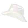 Toutacoo, Wide-Brimmed Vinyl Rain Hat, 11-White, One Size