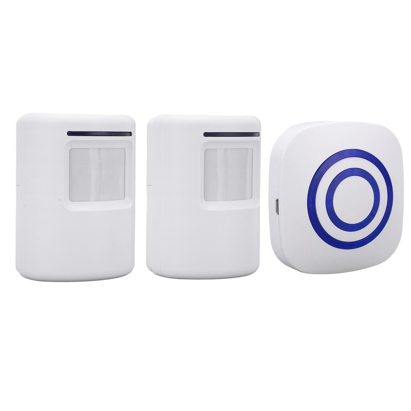 Wireless Doorbell Alarm Motion Sensor Detector Alert with 2 Sensor