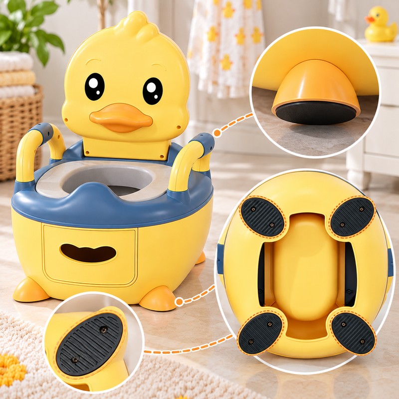 Kids Toilet Training Seat for Potty Training – Cushioned Seat
