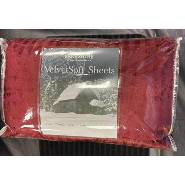 Berkshire NEW Berkshire Velvet Soft TWIN 4 Piece Sheet Set
