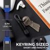 Rolling Square, inCharge X, Multi Charging Cable, Portable Keychain 6-in-1