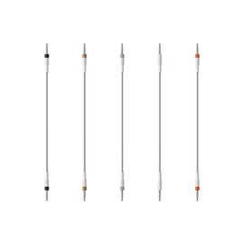 teenage engineering Field Slim sync Cable kit - Five 3.5 mm Stereo (TRS) Cables for Pocket Operators (Multi-Color)