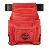 Graintex SS2513 :: 10 Pocket Nail & Tool Pouch Red
