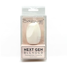 The Crème Shop Next Gen Blender Makeup Sponge - Beauty Sponge For Blending & Foundation Application, Full Coverage, Streak-Free Professional Makeup Tool (Pink)