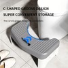 Toilet Stool – Bathroom Step Stool, Squatting Footstool, Toilet Foot