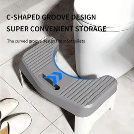 Toilet Stool – Bathroom Step Stool, Squatting Footstool, Toilet Foot Stool