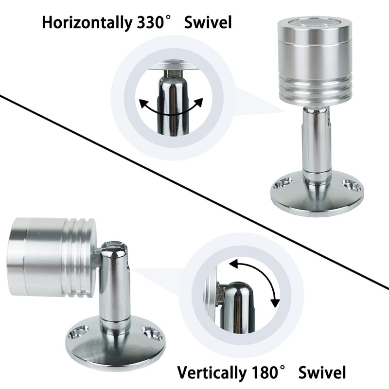 Hoysum 12 Volt RV Lights Small RV Cabinet Lights 1.5w