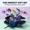 LEERFEI 9 PCS 3D Printed Articulated Animals Fidget Toys Set