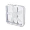 AeroSpeed 20'' Light Gray Box Fan Portable 3 Quiet Speed