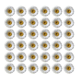 AKH® Easter Decorative Daisies | Pack of 16 | Spring Daisy Decorations for Easter Table Centerpieces, Home Decor & Party Arrangements | Artificial Easter Flowers for Festive Celebrations | White