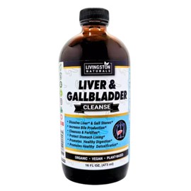 Livingston Natural Herbal Labs LIVER & GALLBLADDER Cleanse By Livingston Natural Herbal Labs, Plant-Based, 16oz