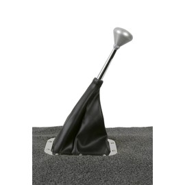 Lokar 70-FMB Rectangular Floor Mount Shifter Boot with Ring