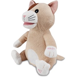 iLive iSB485CATTN Bluetooth Buddy Cat Speaker, Moves to The Music (Tan)