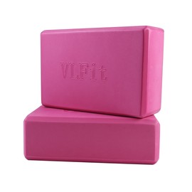 VLFit Set of 2 Hi-Density Yoga Blocks Choose Your Colour