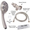6 Function Handheld Shower Head Kit - High Pressure, Removable